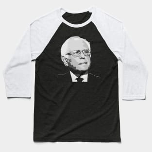 Bernie Sanders Black and White Baseball T-Shirt